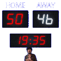 46 Away Sticker
