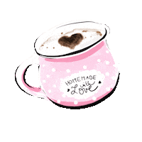 Coffee Cup Donutworrybehappy Sticker by La Donuteria Official