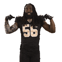 Football Sport Sticker by New Orleans Saints