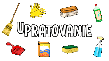 Cleaning Sticker by Patra Bene