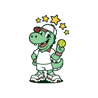 Dino Sticker by Nova Tennis Academy