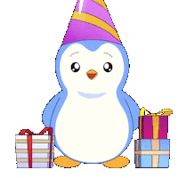 Happy Birthday Party Sticker by Pudgy Penguins