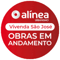 alineaurbanismo obras loteamento lotes alinea Sticker