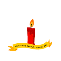 worldwidecandlelighting stars candle worldwide stern Sticker