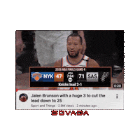 Nba Finals Knicks Sticker by Bovada