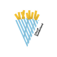 CreoComms sunderland fish and chips roker city of sunderland Sticker