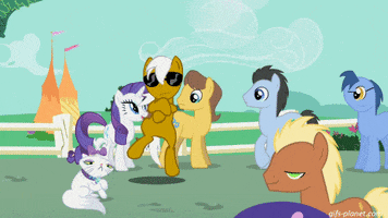 gangnam style pony GIF