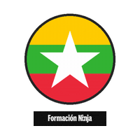 Myanmar Flag Sticker by Formación Ninja