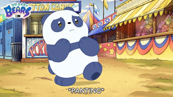 Panda Sits | We Baby Bears