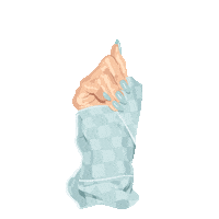 Jeans Aqua Sticker by Indigo Nails