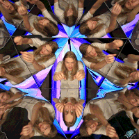 photobooth portrait kaleidoscope timeframe GIF