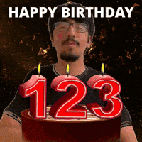 Happy Bday 123 GIF