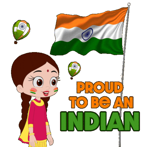 Independence Day Sticker by Chhota Bheem