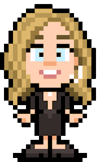 Chiara Ferragni Pixel Art Sticker by The Oluk
