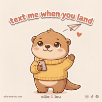 Flying Long Distance GIF by Ollie & Lou