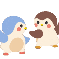 Penguin Bestie Sticker by Finch Care