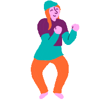 Dance Fun Sticker by marielulu_h