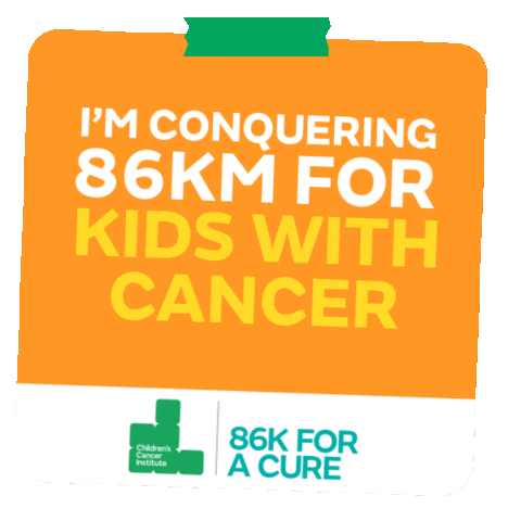 ChildrensCancerInstitute giphyupload childhood cancer kids cancer 86kforacure Sticker