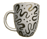 Stephanie_Melissa coffee doodle mug doodles Sticker