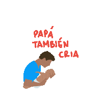 Paternidad Sticker by Gestando una idea