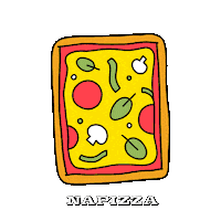 Na-pizza food pizza yummy amazing Sticker