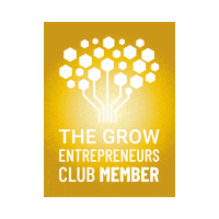 the-grow the grow the-grow the grow entrepreneurs club member the grow gold Sticker