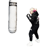 TheBoxingFitnessGym boxing bfg kez heavy bag Sticker