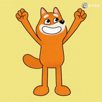 Arms Raised Jumping GIF by BONK