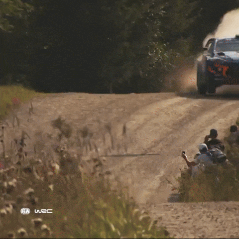 Rally Finland Jumping Cars GIF by FIA World Rally Championship