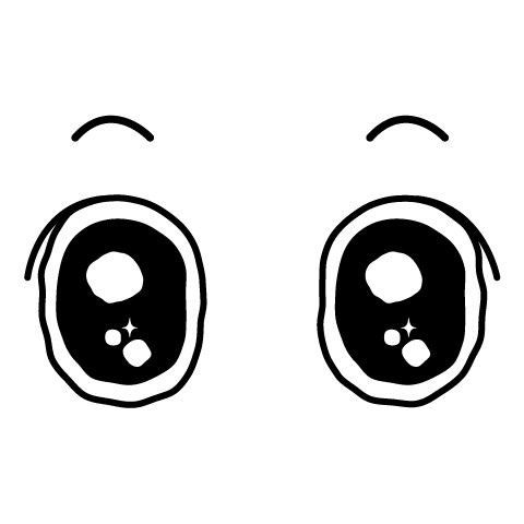 Face Eye Sticker by everibiome