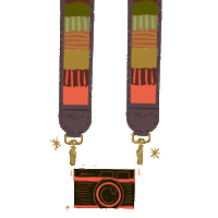 Nenacamerastrap Sticker by Nena & Co.