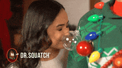 Christmas Smelling GIF by DrSquatchSoapCo