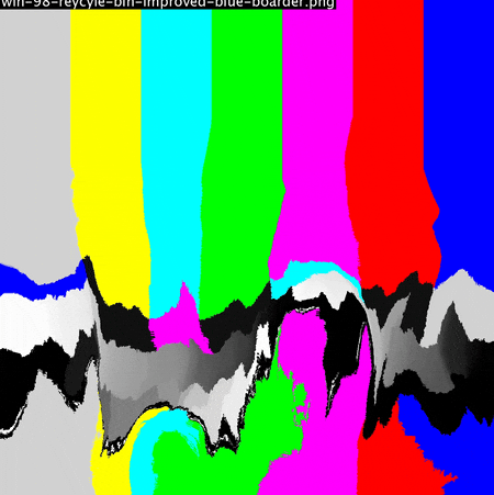 Rainbow Melting GIF by PERFECTL00P