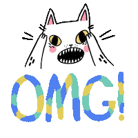 oh my god omg Sticker by Tobyilikecats