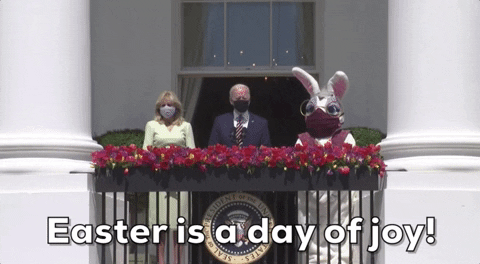 Joe Biden Easter GIF by GIPHY News