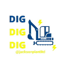 jacksonplantltd jpl planthire selfdrive diggerhire Sticker