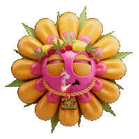 3D Flower Sticker by Evan Hilton