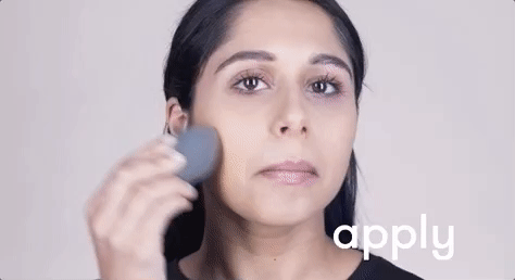 dermablend giphyupload girl makeup make up GIF