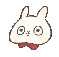 hello_white_fungus rabbit icon daily 可愛 Sticker