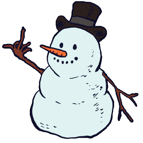 Jack Frost Snow Sticker by Vienna Pitts