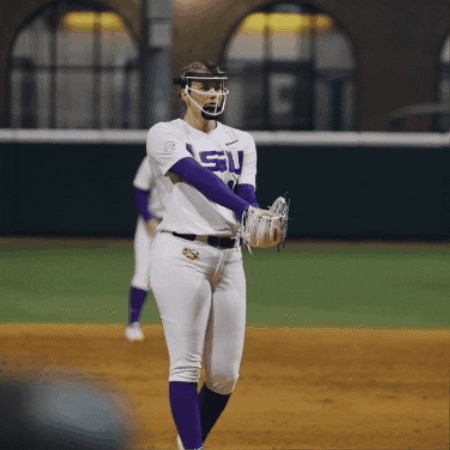 Ncaa Softball GIF by LSU Tigers