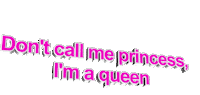 Pink Queen Sticker by AnimatedText
