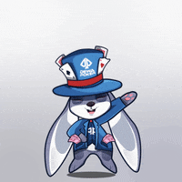 DewapokerOfficial weekend bunny rabbit sunday GIF