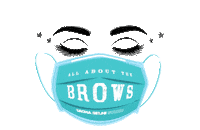 Eyebrows Brows Sticker by Sacha Selhi Studio