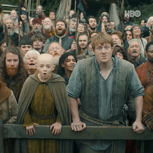 A Knight Of The Seven Kingdoms Cheering GIF by Game of Thrones