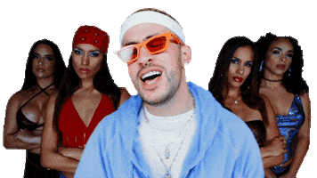 El Conejo Malo Bad Bunny Dancing Sticker by Bad Bunny