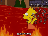 Scared Episode 19 GIF by The Simpsons