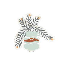 paulaestevedesign nature flowerpot paulaestevedesign Sticker