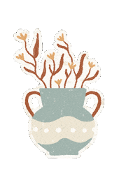 paulaestevedesign nature flowerpot paulaestevedesign Sticker