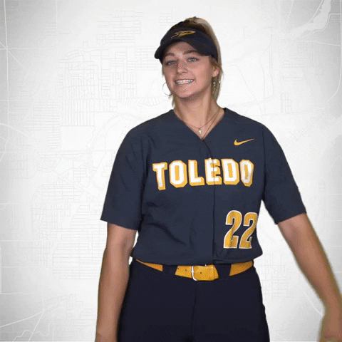 Rocket Softball GIF by Toledo Rockets